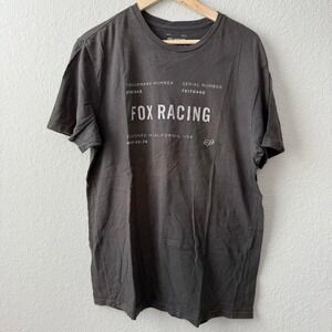 Fox Racing black & white streetwear tee